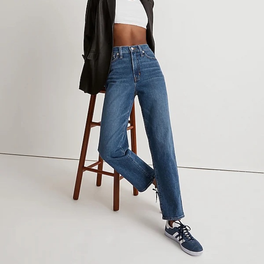 Madewell The Perfect Vintage Straight Jean in Mayfield Wash 29